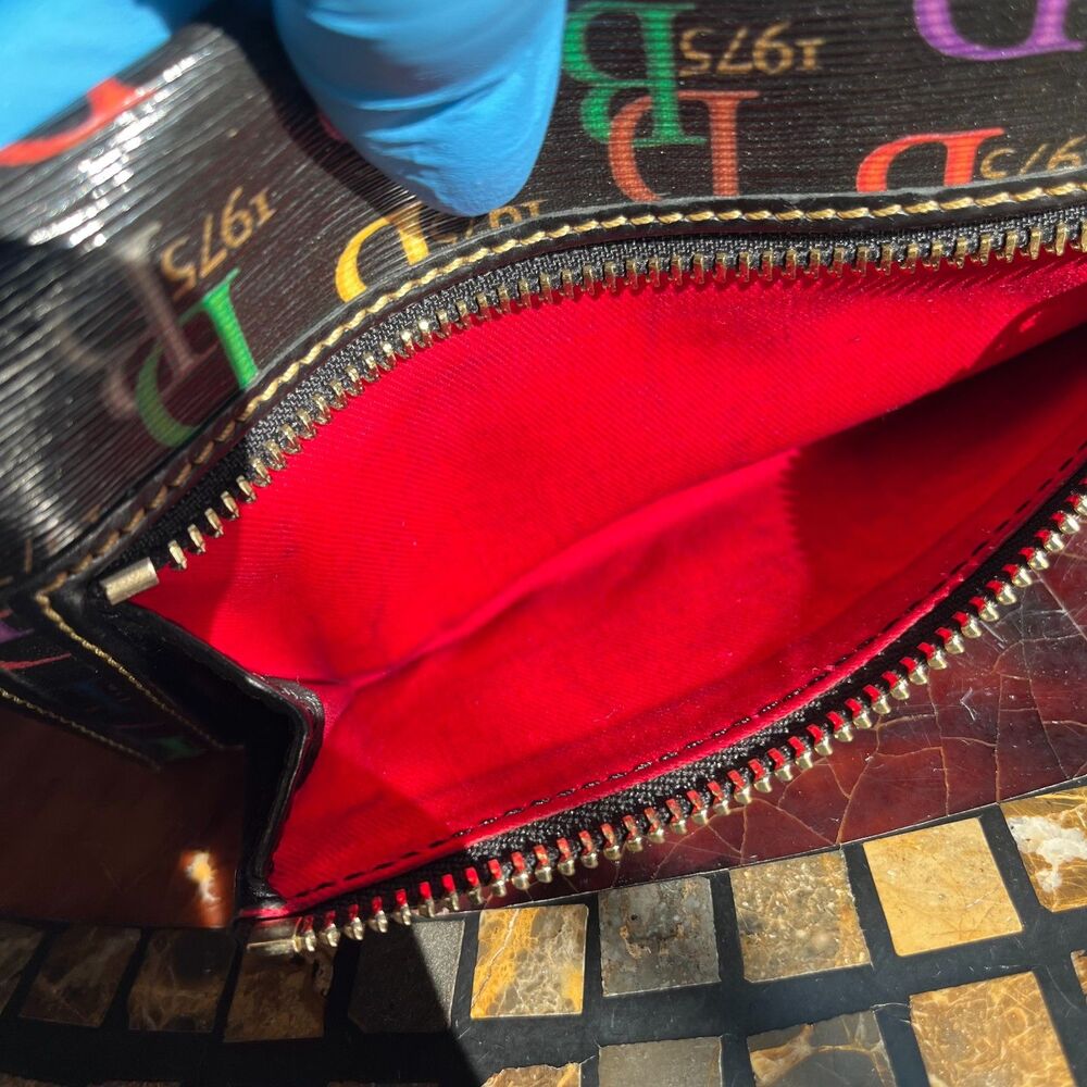 Dooney & Bourke Retro Clutch Wallet Db 1975 Black… - image 4